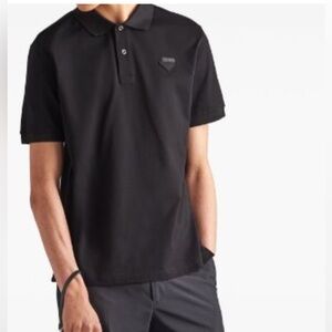Prada pique short-sleeve polo shirt size XL